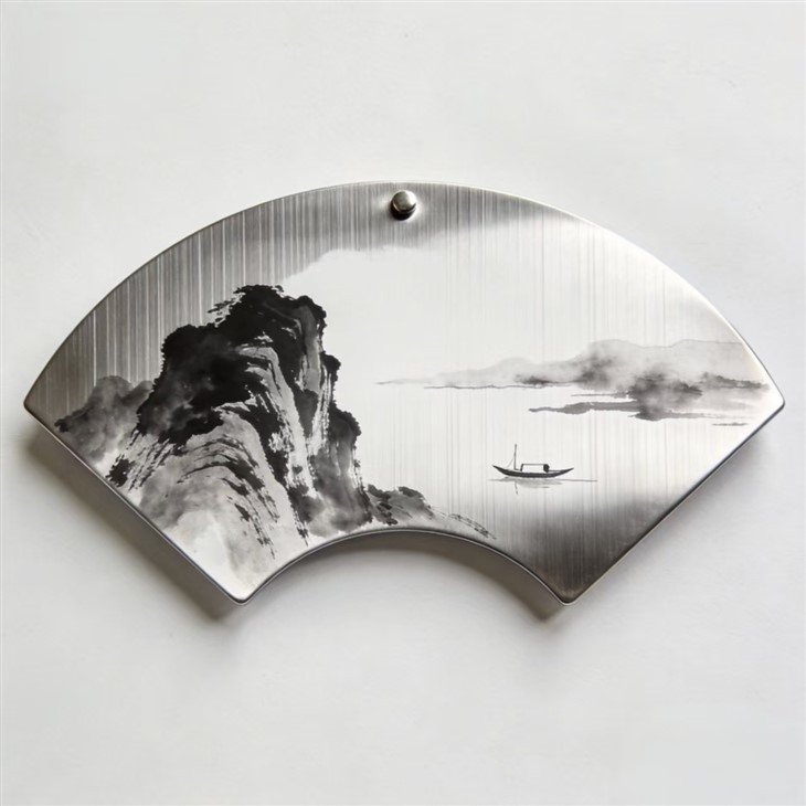 ٹائٹینیم کھوٹ یادگاری تختی۔